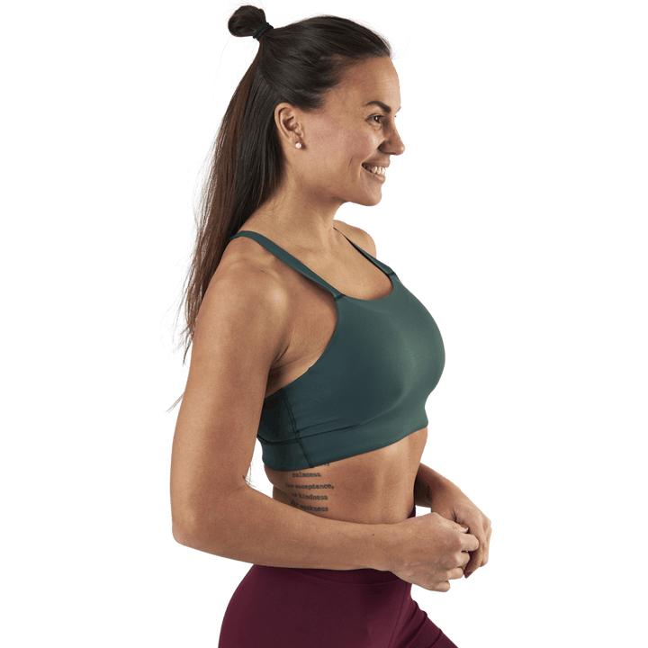 Swoosh Luxe Bra Green