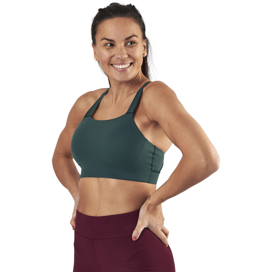 Swoosh Luxe Bra Green
