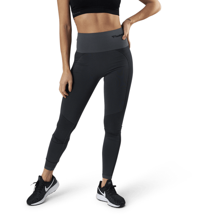 Zona High Waist Seamless Tights Grey