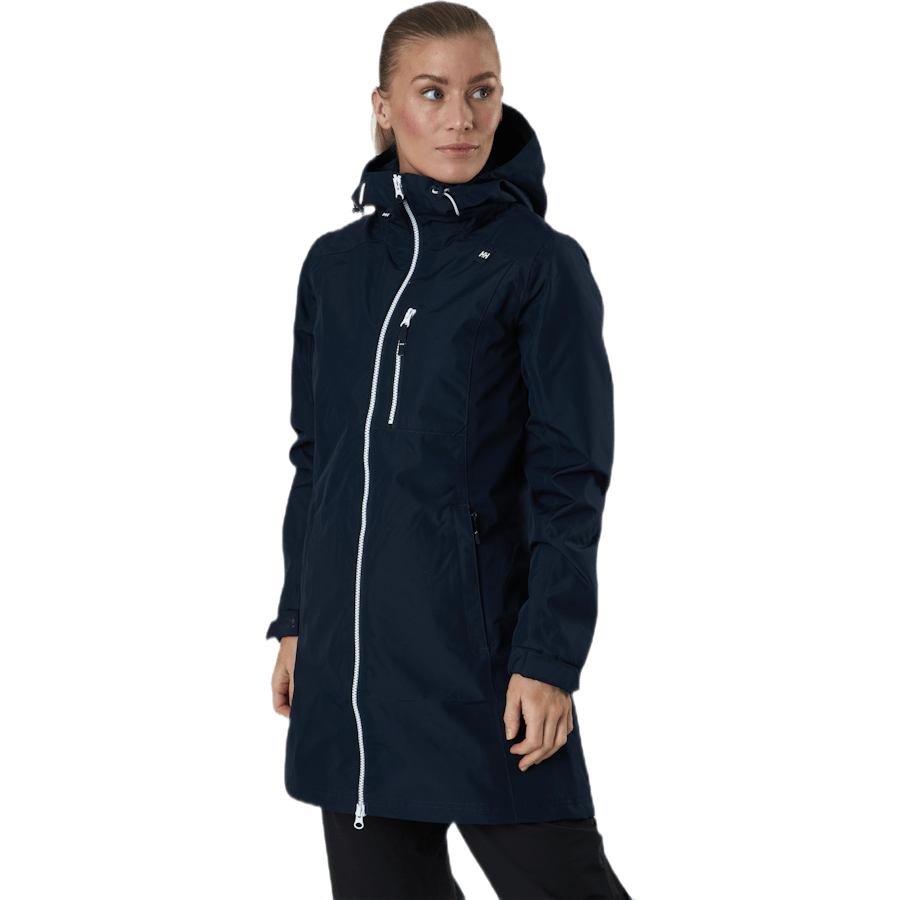 Long Belfast Jacket Blue