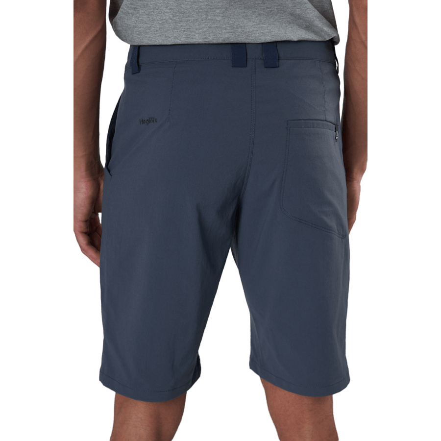 Short mi-long uni bleu