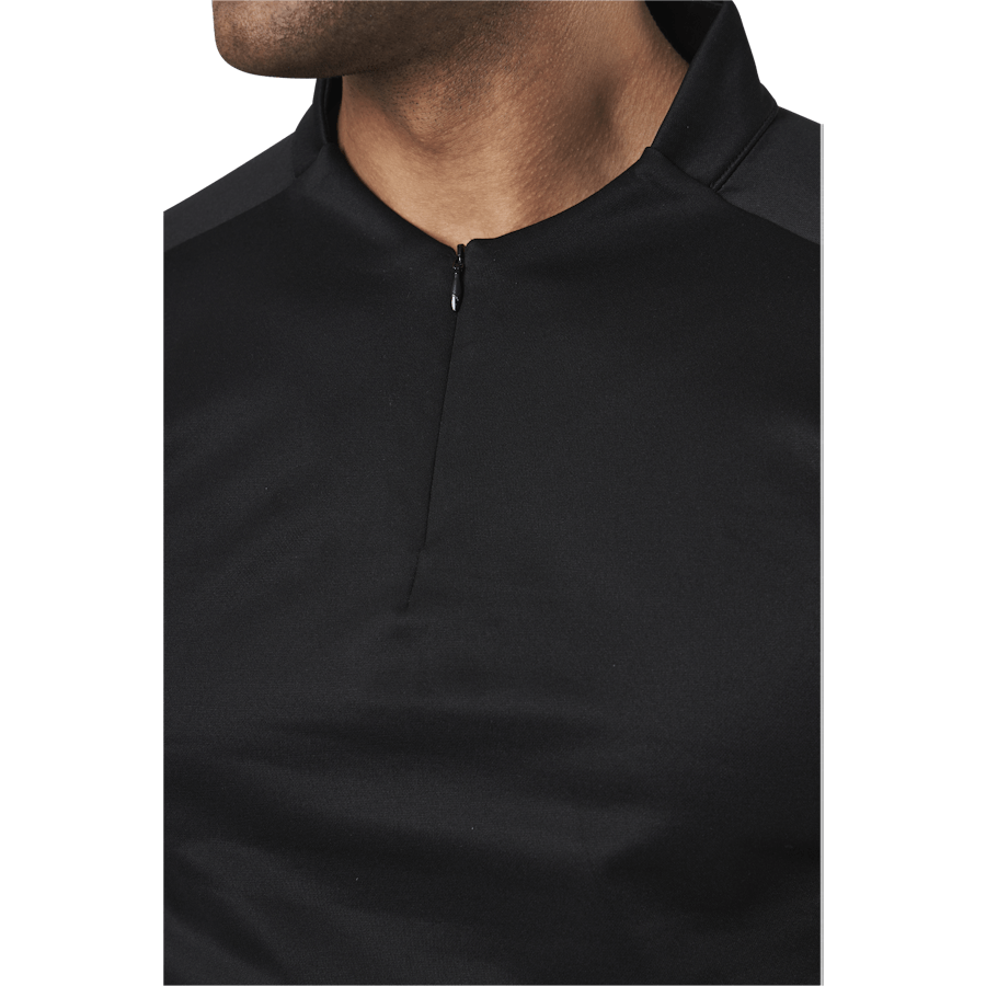 Individual Cup Training 1/4 Zip Top Black/Yellow