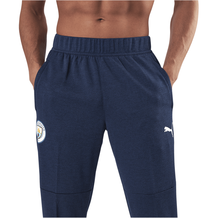 MCFC Aufwärmhose Blau/Weiß