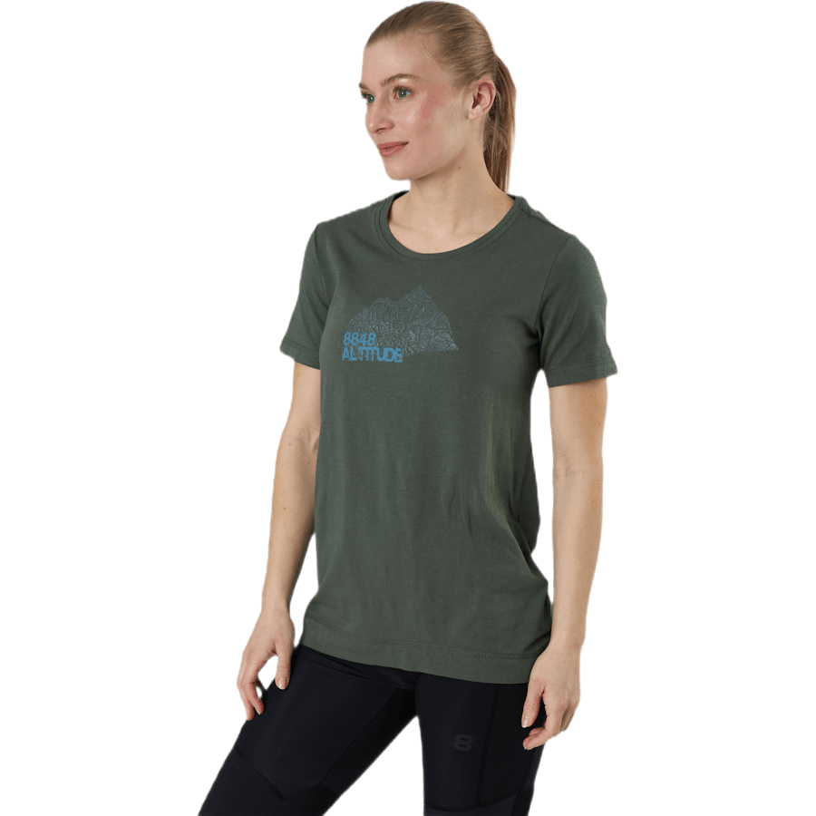 Waterlily Tee Green