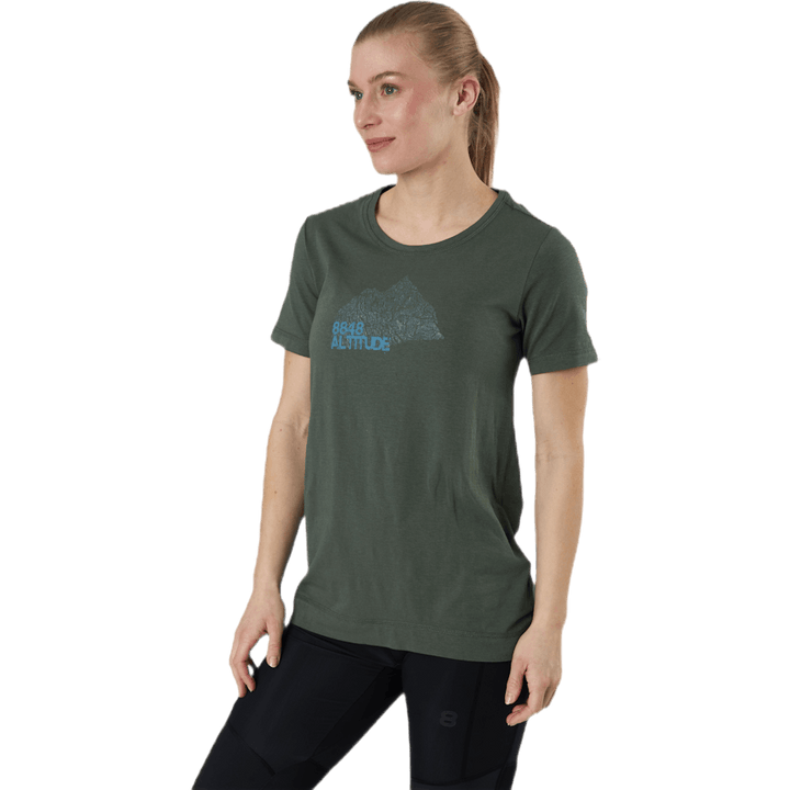 Waterlily Tee Green