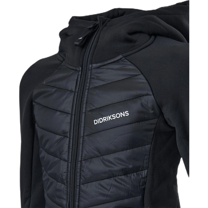 Tovik Girls Hybrid Hoodie 3 Black