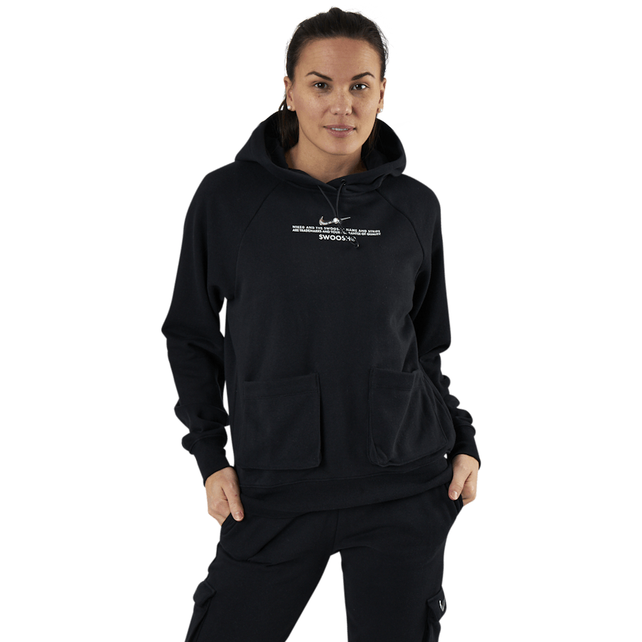 Nsw Swoosh Hoodie Ft Weiß/Schwarz