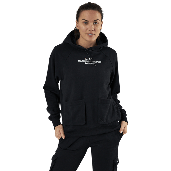 Nsw Swoosh Hoodie Ft Weiß/Schwarz