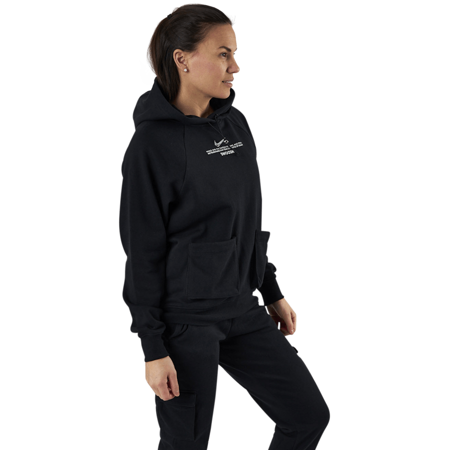 Nsw Swoosh Hoodie Ft Weiß/Schwarz