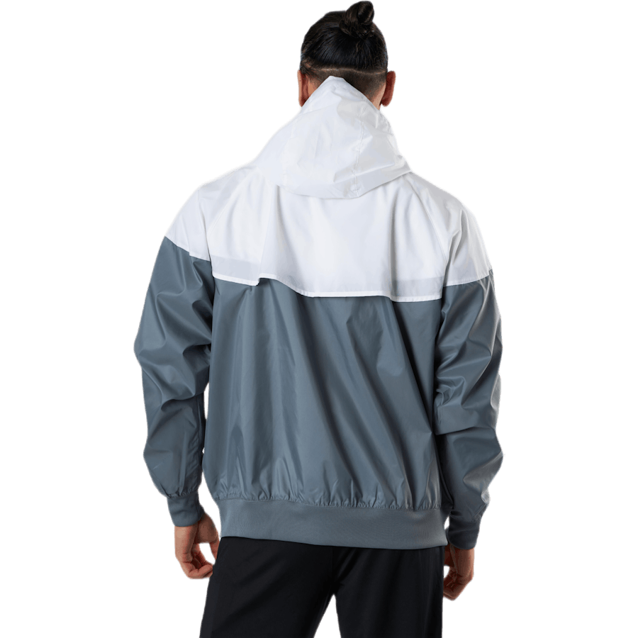 Sportswear Windrunner Men's Hooded Jacket SMOKE GREY/WHITE/SMOKE GREY/BLACK