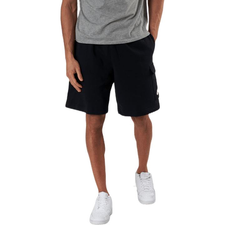 Short cargo Sportswear Club pour homme, noir/blanc