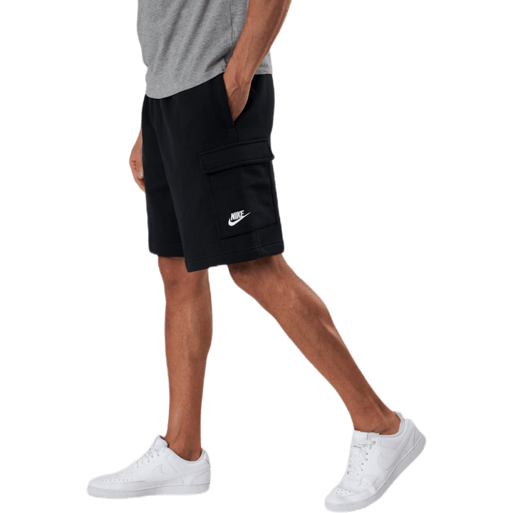 Short cargo Sportswear Club pour homme, noir/blanc