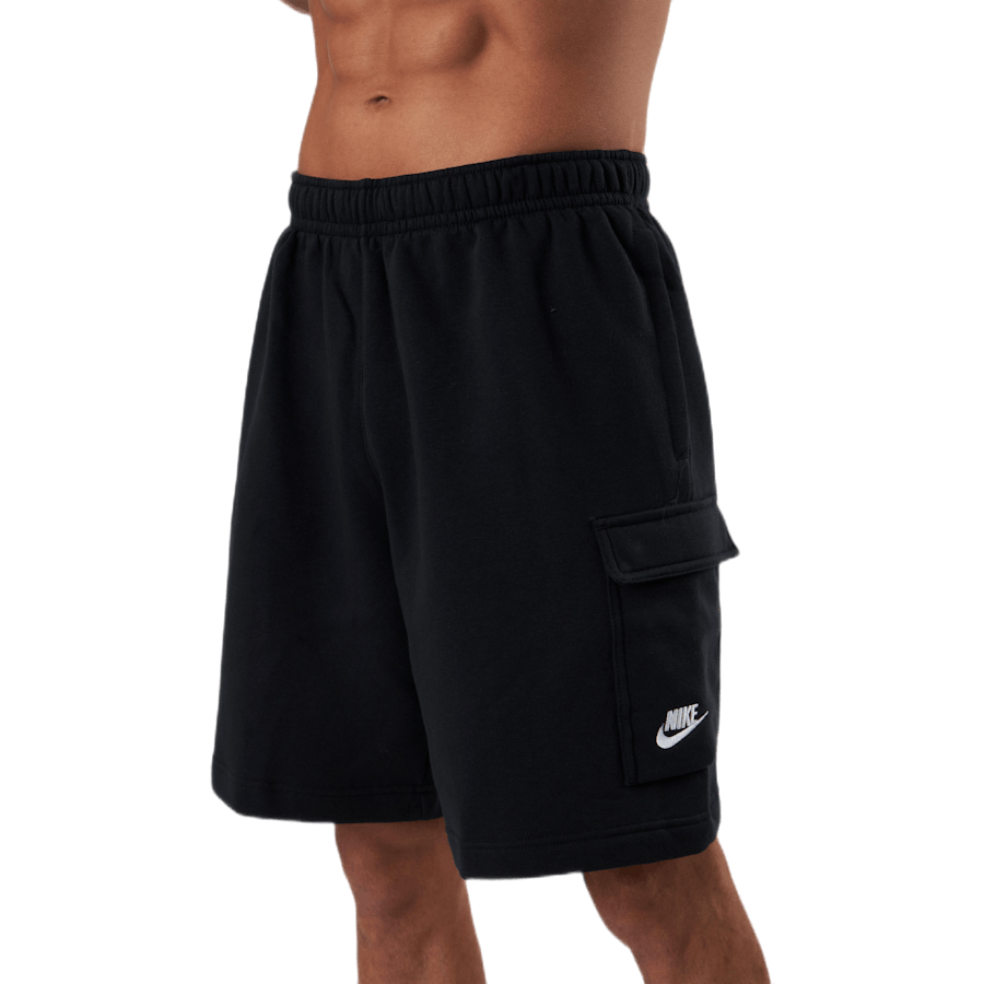 Short cargo Sportswear Club pour homme, noir/blanc