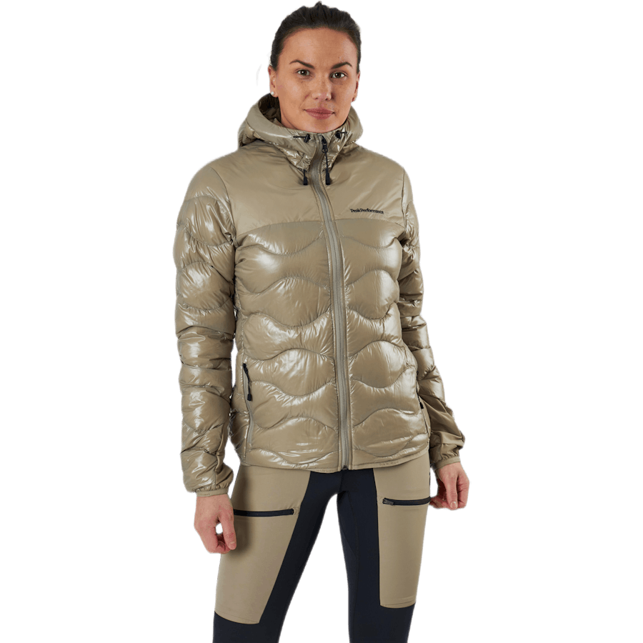 Helium Glacier Hood Jacket Beige