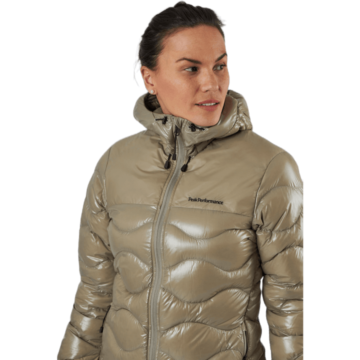 Helium Glacier Hood Jacket Beige