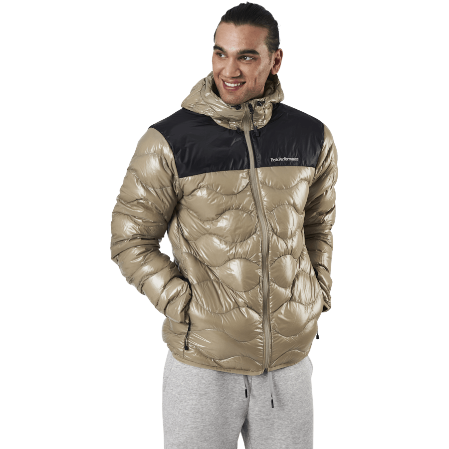 Helium Glacier Hood Jacket Beige