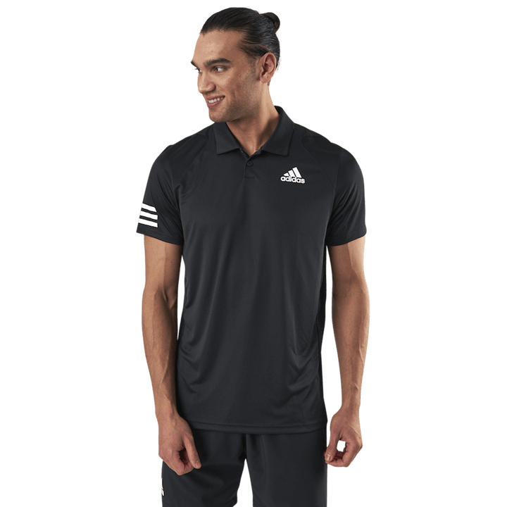 Club 3-Stripe Polo Black