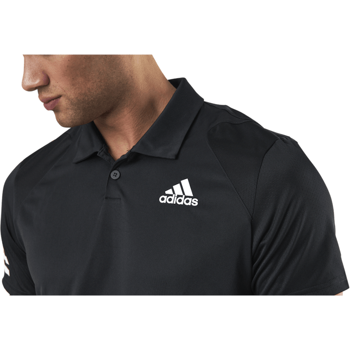 Club 3-Stripe Polo Black