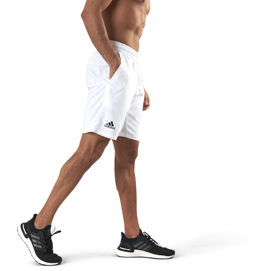 Club 3-Streifen-Shorts Weiß/Schwarz