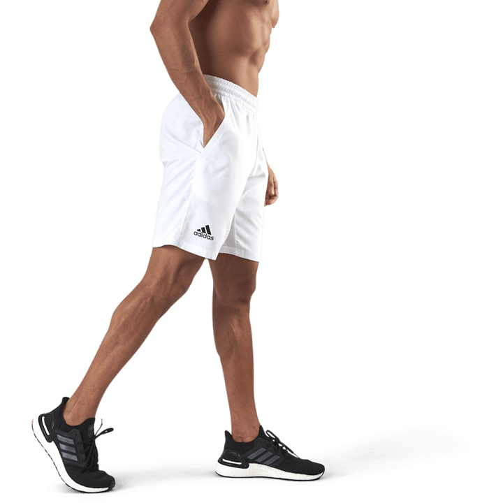 Club 3-Streifen-Shorts Weiß/Schwarz