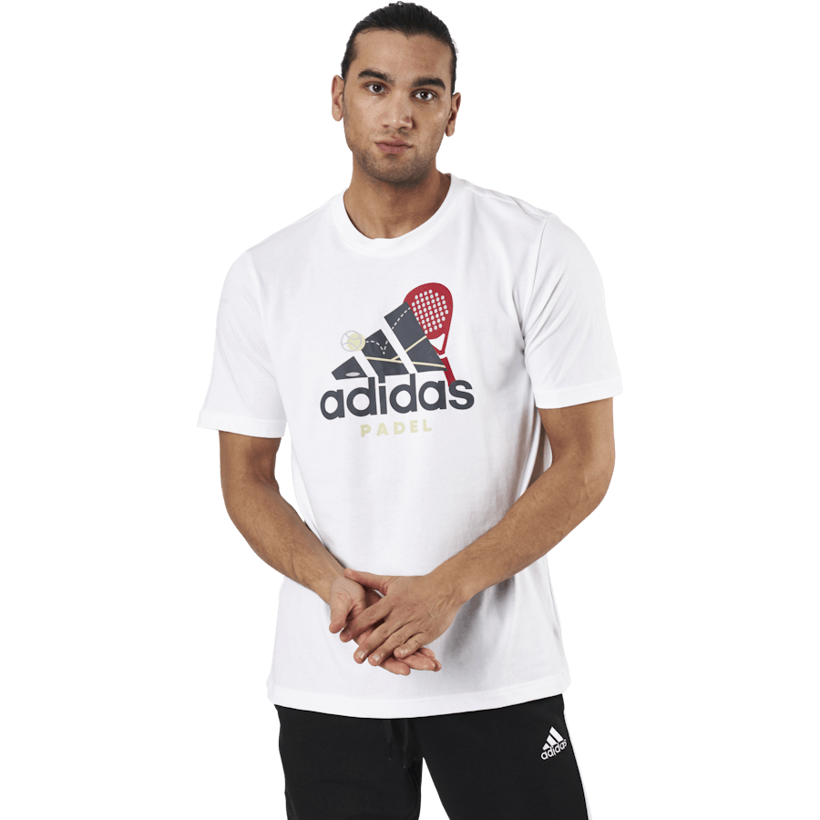 Padel Graphic Logo White