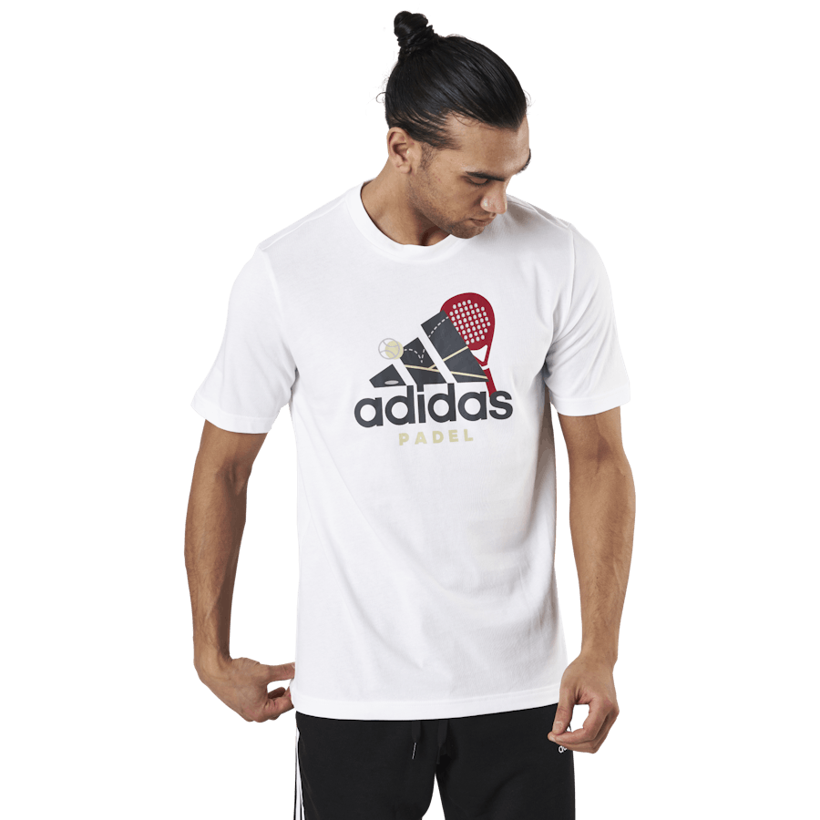 Padel Graphic Logo White