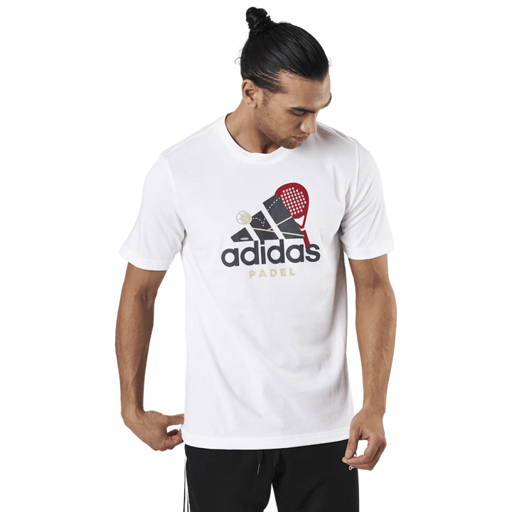 Padel Graphic Logo White