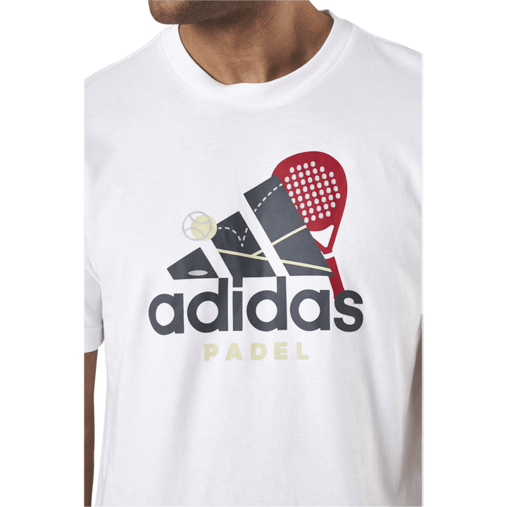 Padel Graphic Logo White
