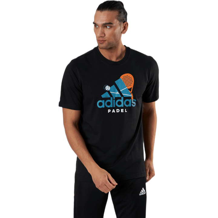 Padel Graphic Logo Black