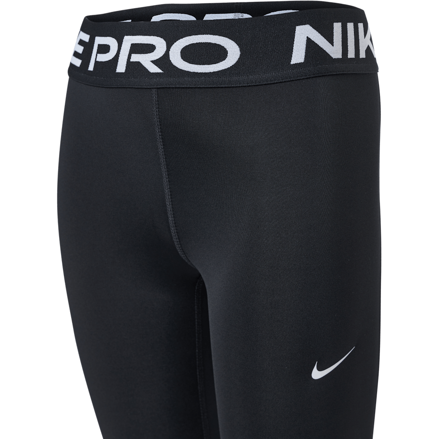 Nike Pro Big Kids' (Girls') Leggings BLACK/WHITE