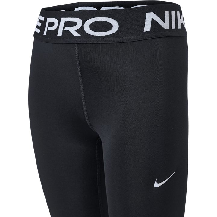 Nike Pro Big Kids' (Girls') Leggings BLACK/WHITE
