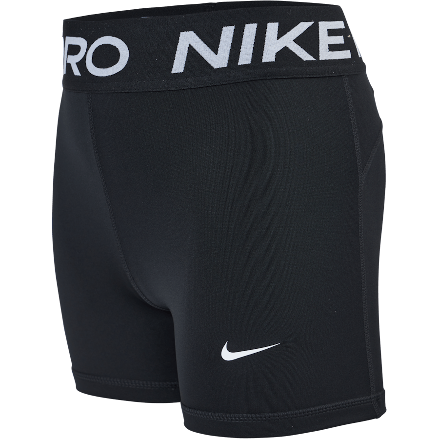 Nike Pro Big Kids' (Girls') Shorts BLACK/WHITE