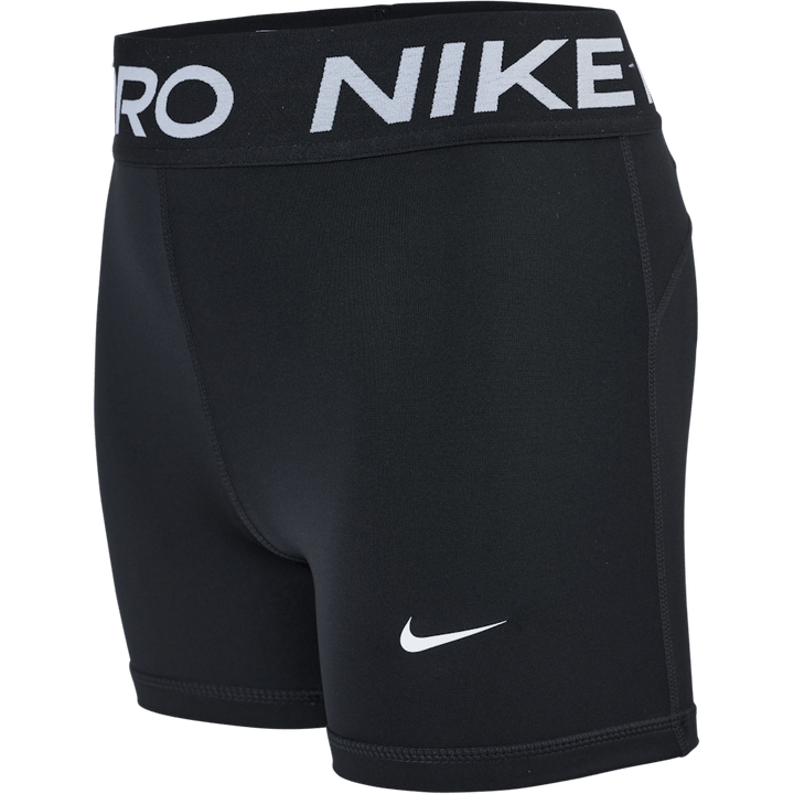 Nike Pro Big Kids' (Girls') Shorts BLACK/WHITE