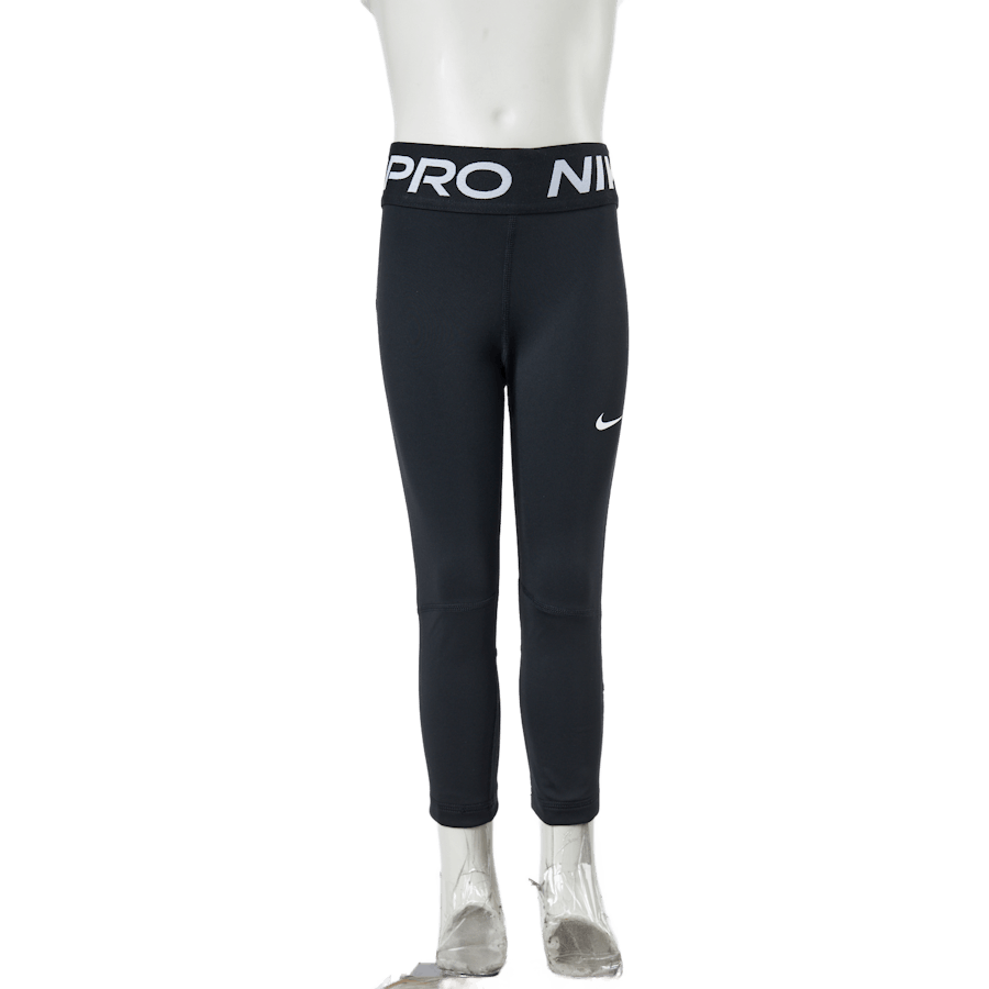 Nike Pro Big Kids' (Girls') Capri Leggings BLACK/WHITE