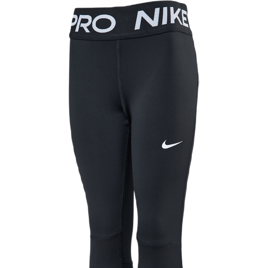 Nike Pro Big Kids' (Girls') Capri Leggings BLACK/WHITE