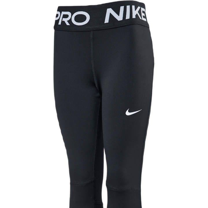 Nike Pro Big Kids' (Girls') Capri Leggings BLACK/WHITE