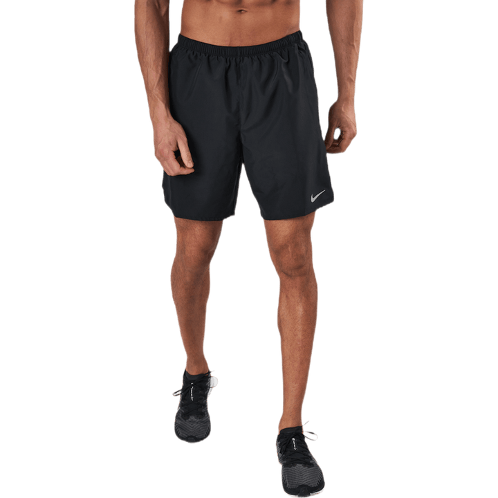 Challenger Short 7" 2-em-1 Preto/Prata