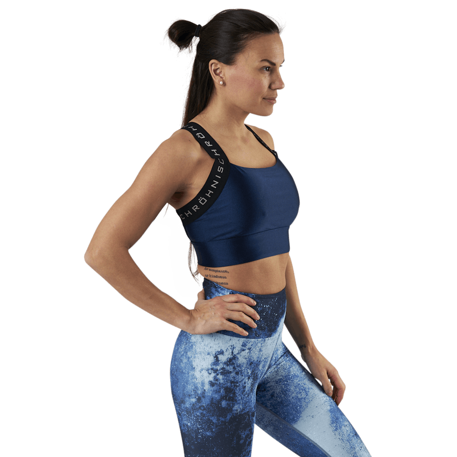 Shiny Kay Sports Bra Blue