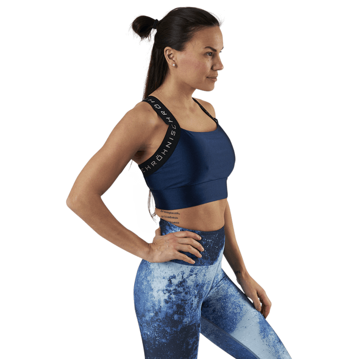 Shiny Kay Sports Bra Blue
