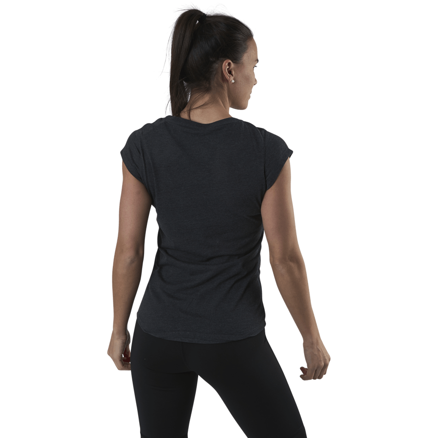 Performance Heather Cat Tee Grey