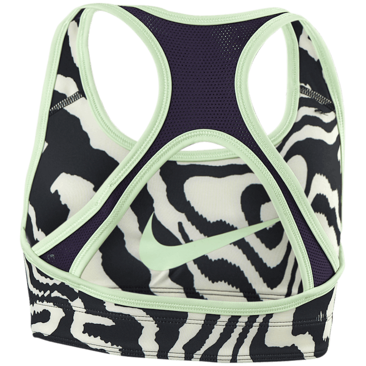 Junior Swoosh AOP Reversible Bra Green