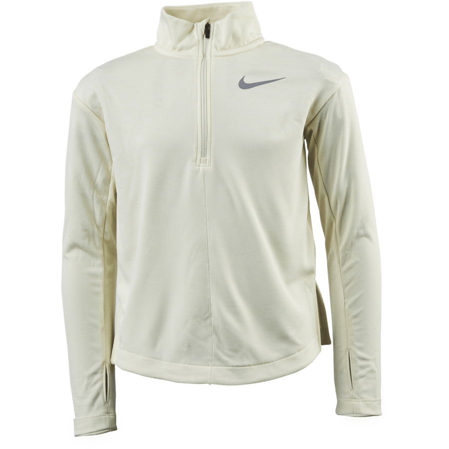 Half Zip Running Junior White