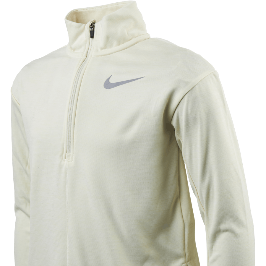 Half Zip Running Junior White