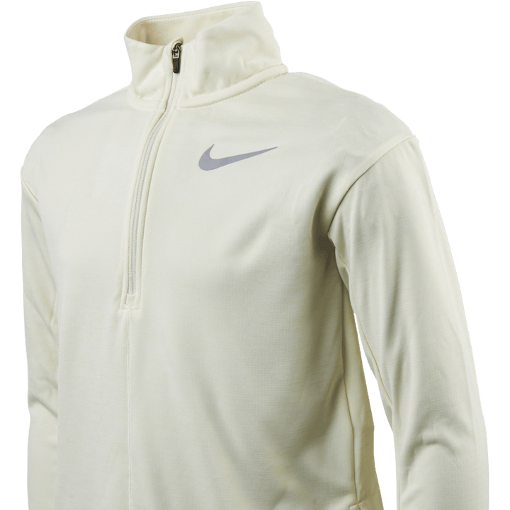 Half Zip Running Junior White