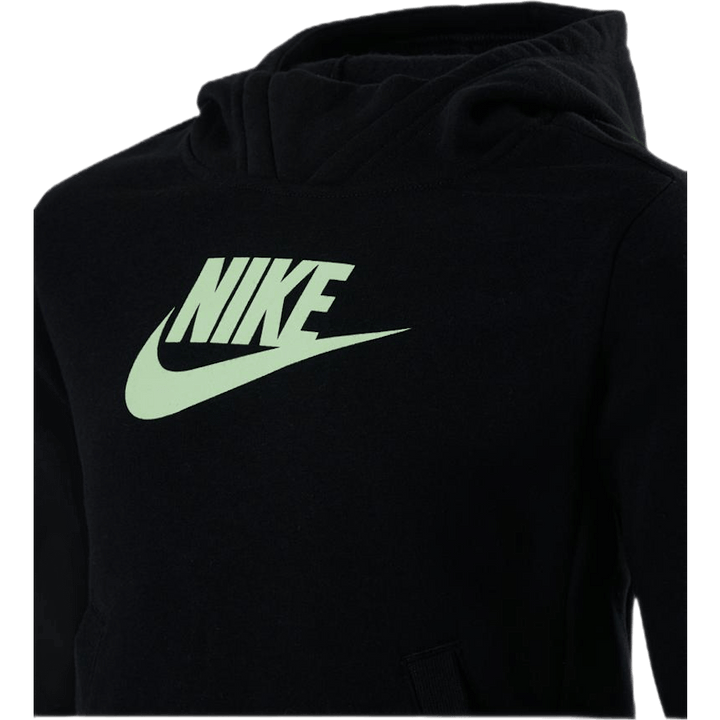 Pull à grand logo pour fille vert/noir