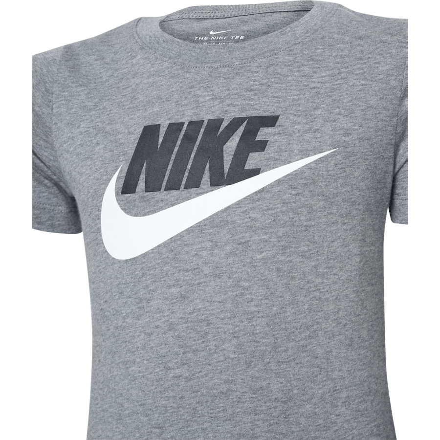 Sportswear Big Kids' Cotton T-Shirt CARBON HEATHER/WHITE