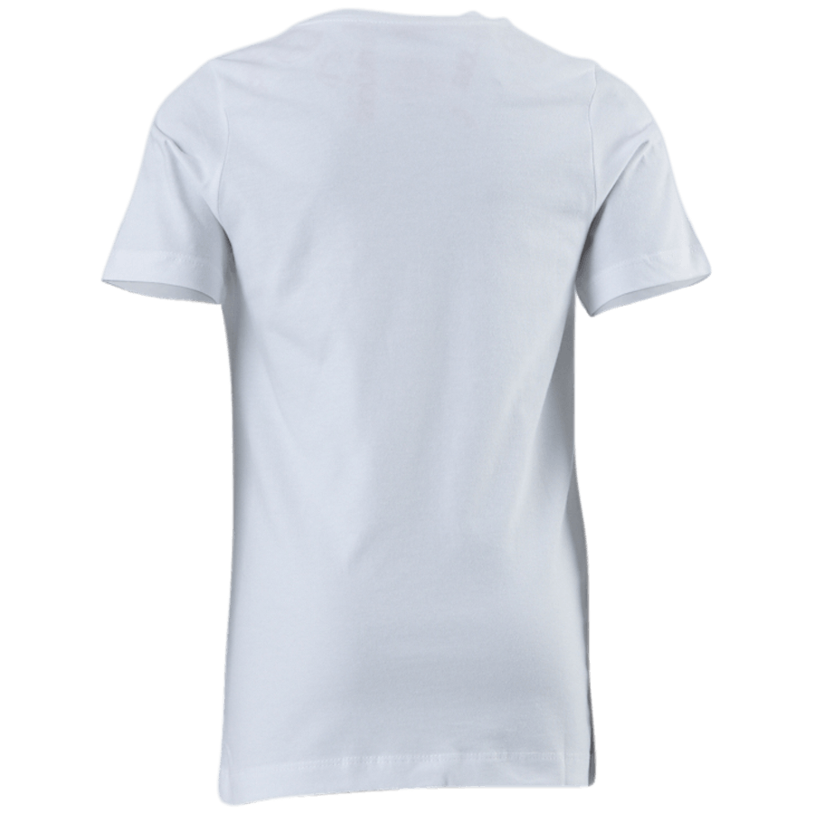 Sportswear Big Kids' Cotton T-Shirt WHITE/OBSIDIAN/UNIVERSITY RED