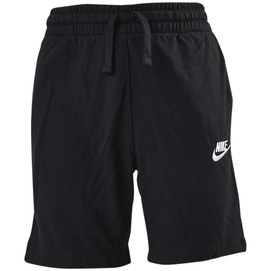Sportswear Big Kids' (Boys') Jersey Shorts BLACK/WHITE/WHITE