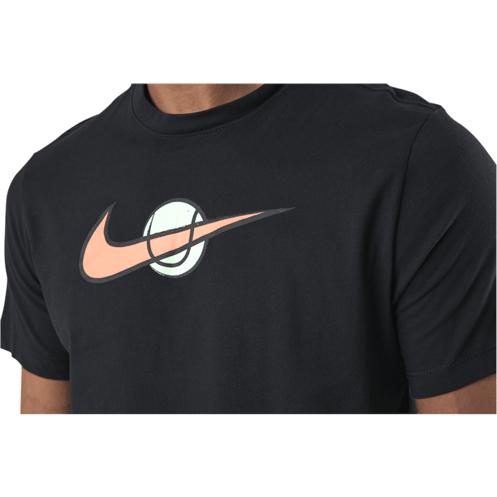 Court Swoosh Tee Black