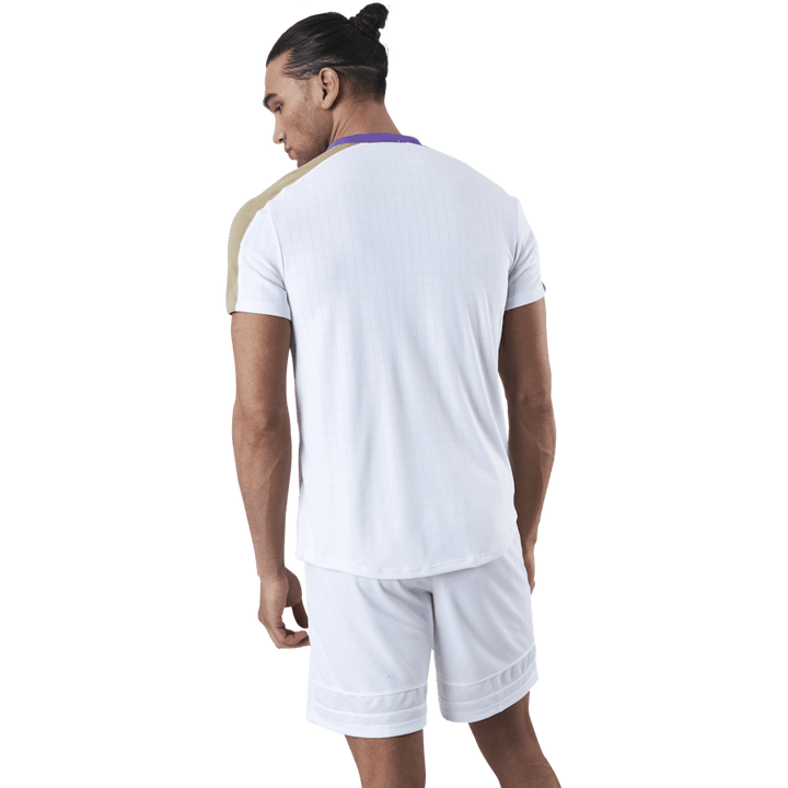 Court Breathe Slam Polo Vit/Beige